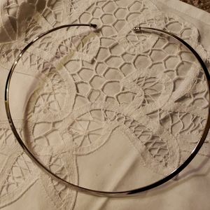 NWOT silver choker pendant holder